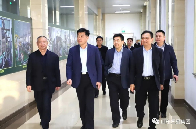 鄒平市副市長、市公安局黨委書記、局長張曰海一行到山東三星集團參觀調(diào)研